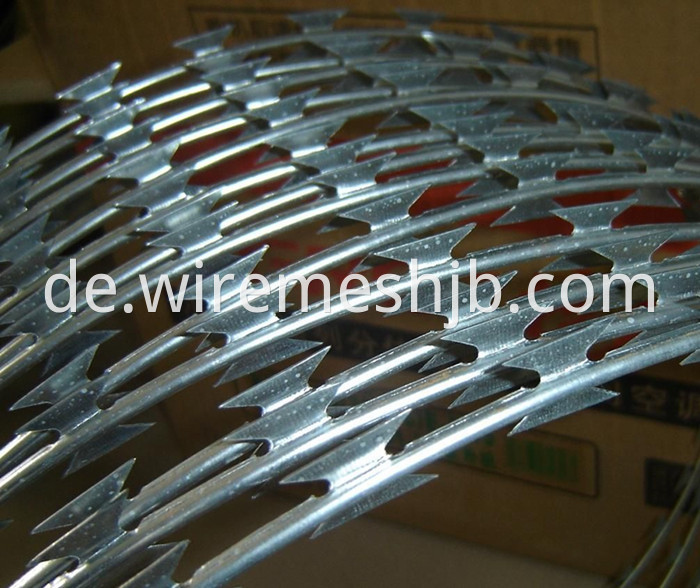 Hot-dip Galvanized Razor Wire